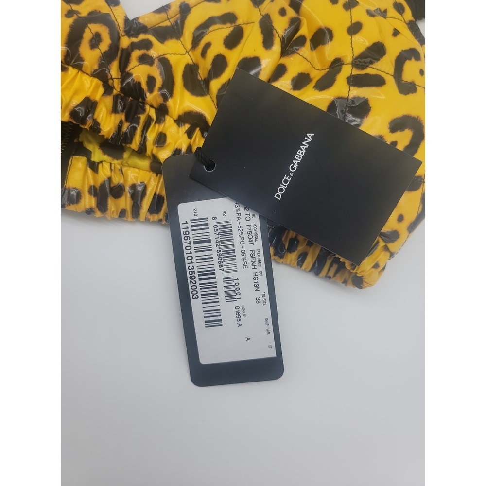 Women's Dolce & Gabbana Sexy Leopard Print Crop Top Bralette New w/ Tags $600+! - Picture 6 of 9